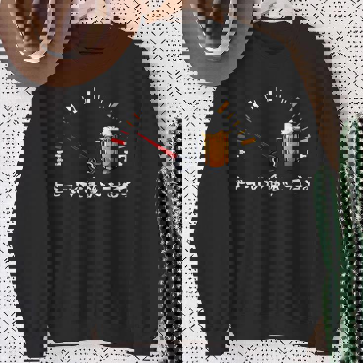 ビールで動いてます 酒 メンズ おもしろ 筆文字 面白い 服 オリジナル おもしろグッズ 文字 ネタ ビール愛好者の誇り スウェットシャツ 年配の女性への贈り物