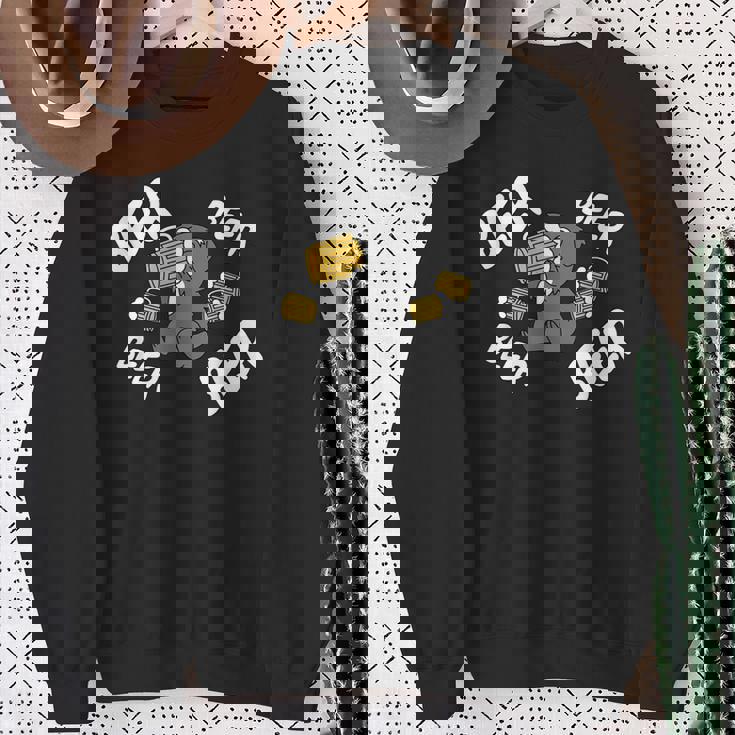 ビールシュナウザー犬 スウェットシャツ 年配の女性への贈り物