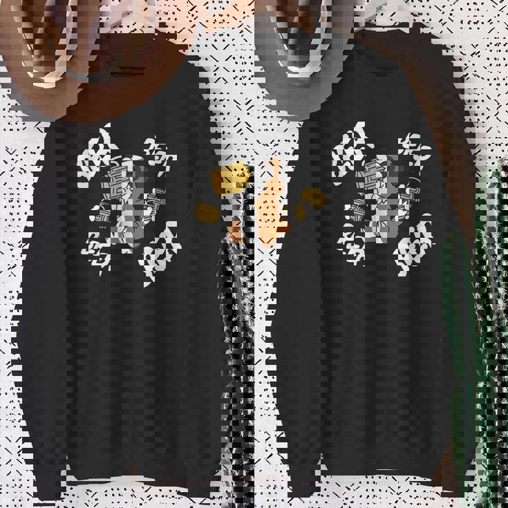 ビールセント・バーナード犬 スウェットシャツ 年配の女性への贈り物