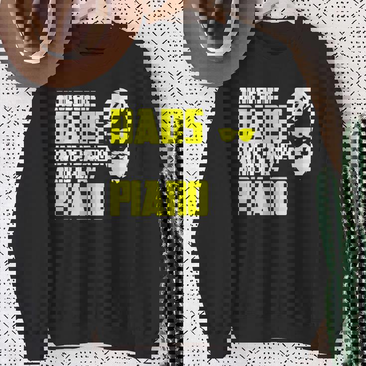 メンズ ピアニスト ピアノ奏者 父の日 言うピアノ奏者 スウェットシャツ 年配の女性への贈り物