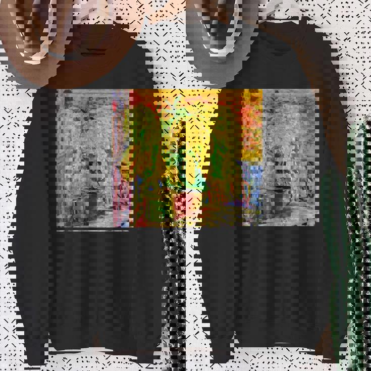 ピエール・ボナール作 ミモザの束 1945 スウェットシャツ 年配の女性への贈り物