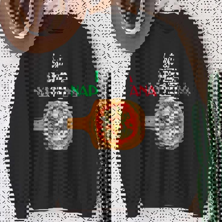 ピザ ナポレターナ イタリア ナポリ ピザ マルゲリータ スウェットシャツ 年配の女性への贈り物