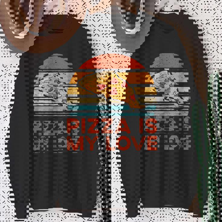 ピザ・イズ・マイ・ラブ スウェットシャツ 年配の女性への贈り物