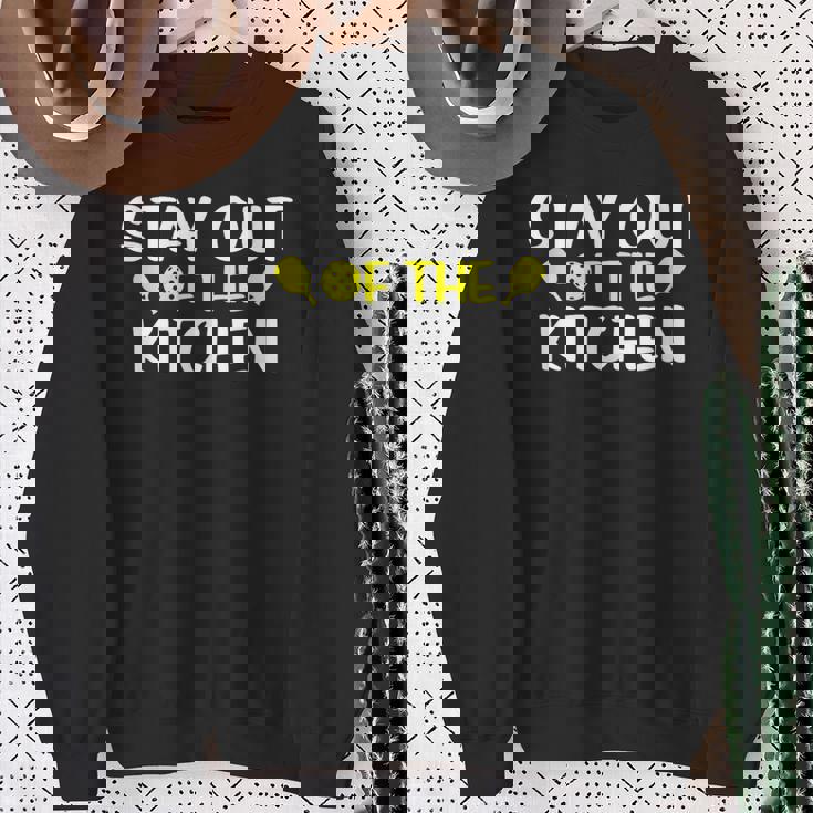 ピックルボール キッチンから離れてください ピックルボール スウェットシャツ 年配の女性への贈り物