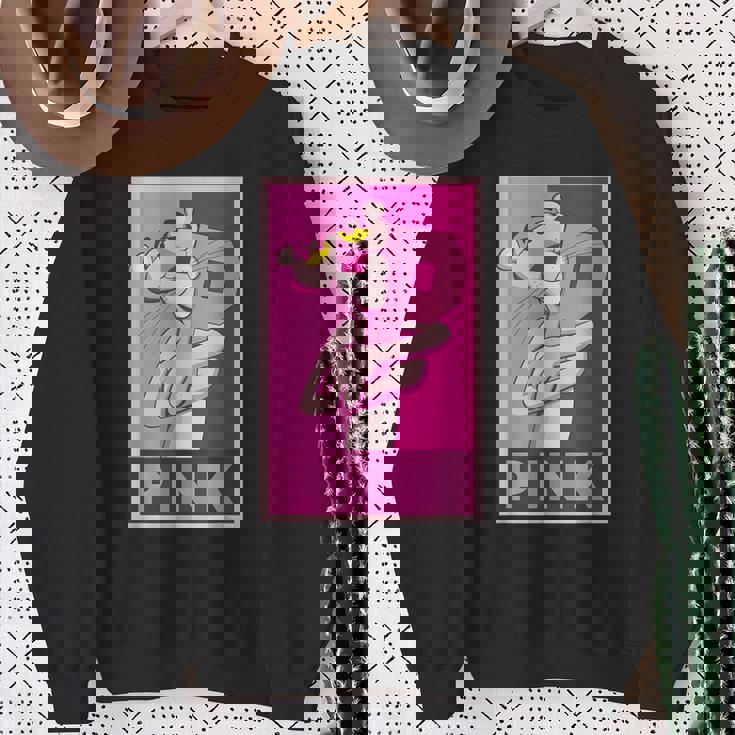 ピンクパンサー 「P」の文字を抱く スウェットシャツ 年配の女性への贈り物