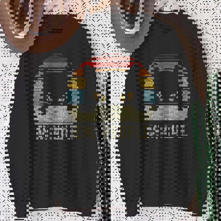 ピープルレトロキャットファンヴィンテージアンチソーシャルイントロバート スウェットシャツ 年配の女性への贈り物