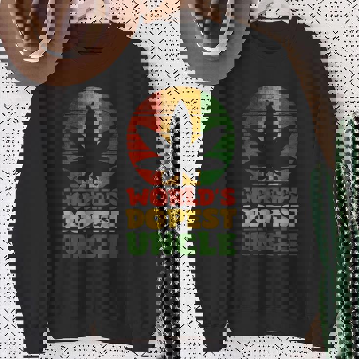 ファニーワールド クールな叔父さん ラスタカラー スウェットシャツ 年配の女性への贈り物