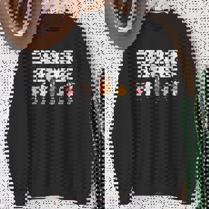 ファームアニマルサウンドoink Baa Neigh Cluck Moo 幼児農家 スウェットシャツ 年配の女性への贈り物