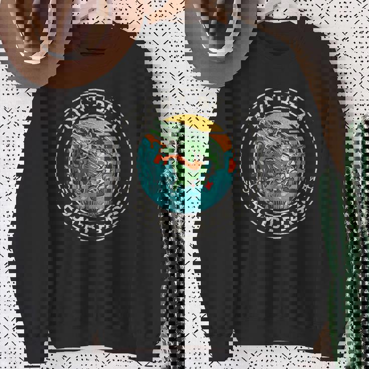 フィッシングティー、Dont Be Dumb Bass Dad スウェットシャツ 年配の女性への贈り物