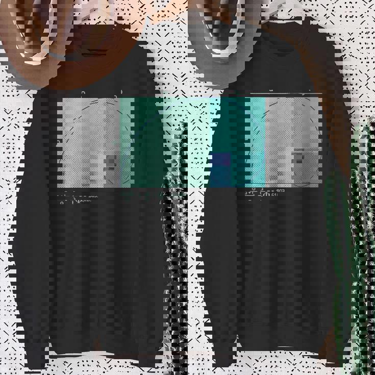 フィボナッチ黄金比 快適なハーフトーン効果。 スウェットシャツ 年配の女性への贈り物