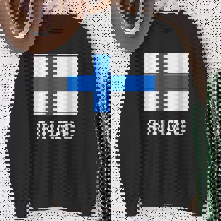 フィンランドの国旗 スウェットシャツ 年配の女性への贈り物