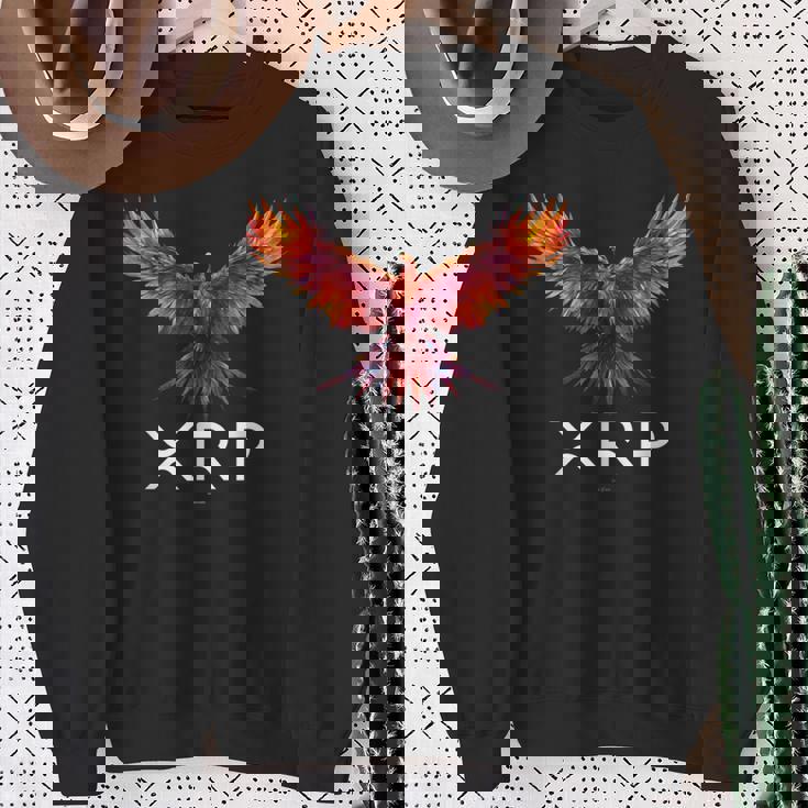 フェニックスxrp暗号通貨ボーイフレンドガールフレンド スウェットシャツ 年配の女性への贈り物