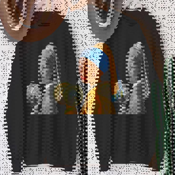 フェルメール 面白いtシャツ ジム 筋トレ ダイエット メンズ おもしろ 面白い 服 おもしろグッズ ネタ スウェットシャツ 年配の女性への贈り物