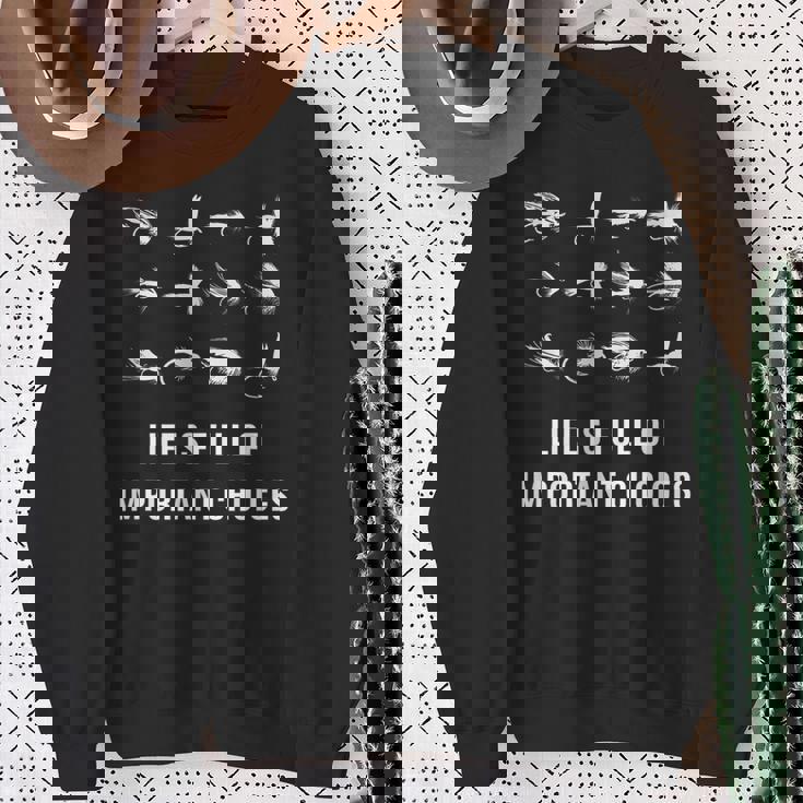 フライフィッシングtシャツ スウェットシャツ 年配の女性への贈り物