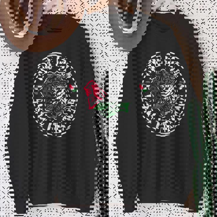 フリーガザフリーパレスチナフリーパレスチナ スウェットシャツ 年配の女性への贈り物