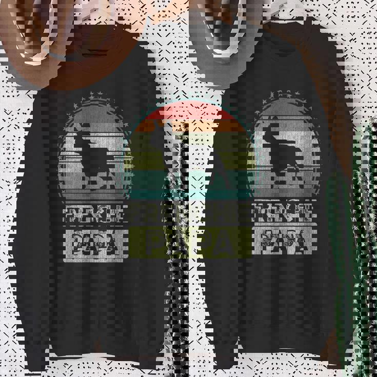 フレンチ・パパ 父の日 フレンチ・ブルドッグ スウェットシャツ 年配の女性への贈り物