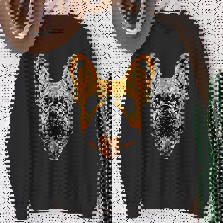 フレンチ・ブルドッグ・モチーフ グレート・デーン 犬 ブルドッグ グレート・デーン スウェットシャツ 年配の女性への贈り物