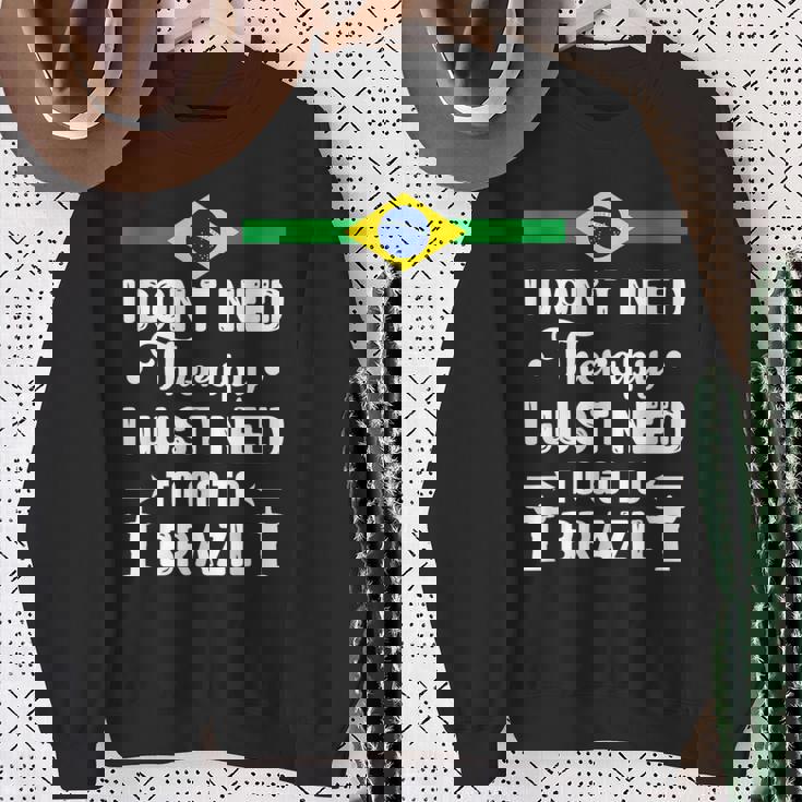 ブラジルのコルコバードのキリスト像 スウェットシャツ 年配の女性への贈り物