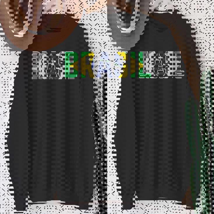 ブラジル国旗 ブラジリアンサッカーファン メンズ レディース ボーイズ ガールズ キッズ スウェットシャツ 年配の女性への贈り物