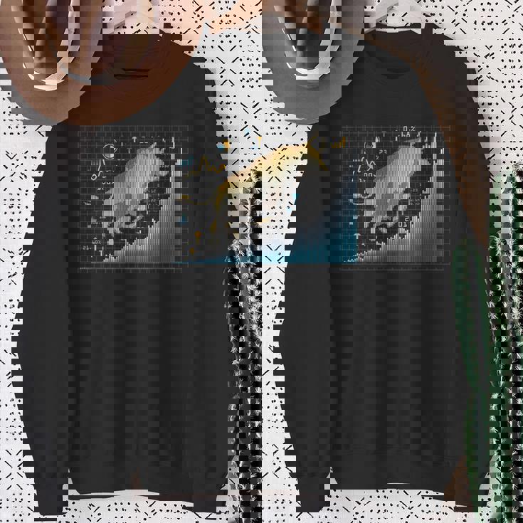 ブル・インベスター 株式市場 為替 資本主義 投資 スウェットシャツ 年配の女性への贈り物