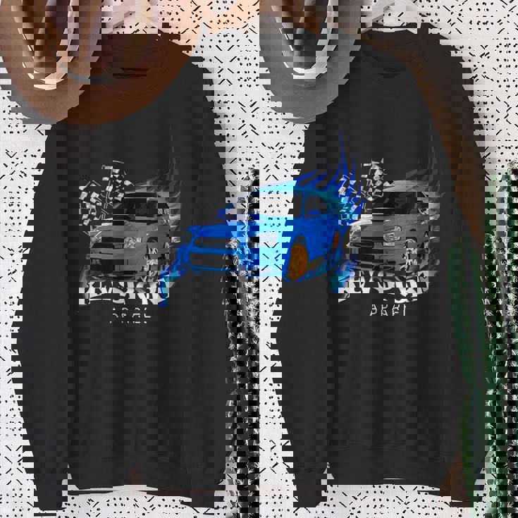 ブルー WrxSti スウェットシャツ 年配の女性への贈り物