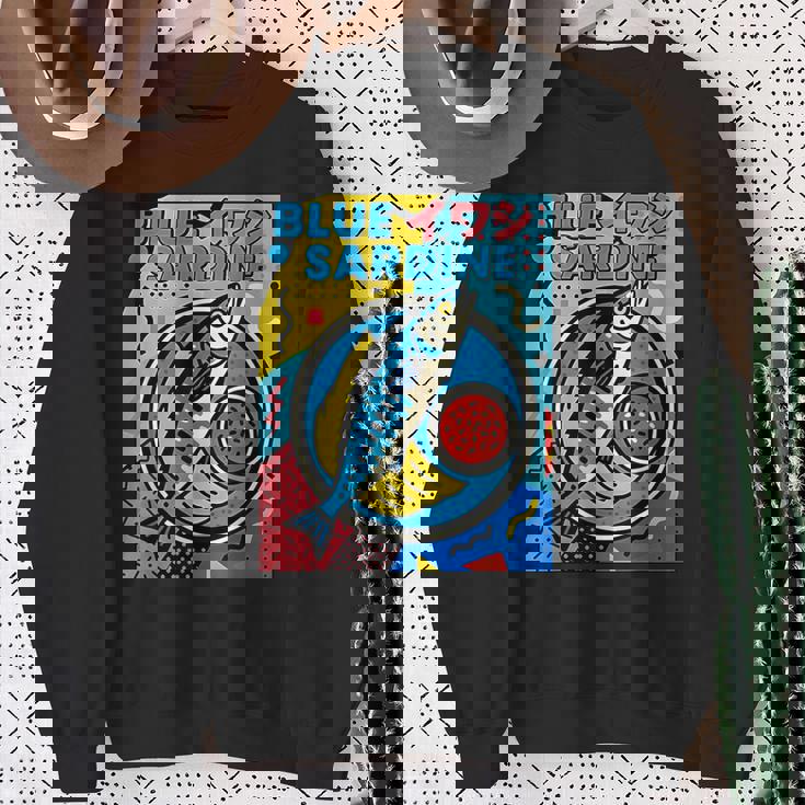 ブルーイワシ 和風メンフィススタイル スウェットシャツ 年配の女性への贈り物