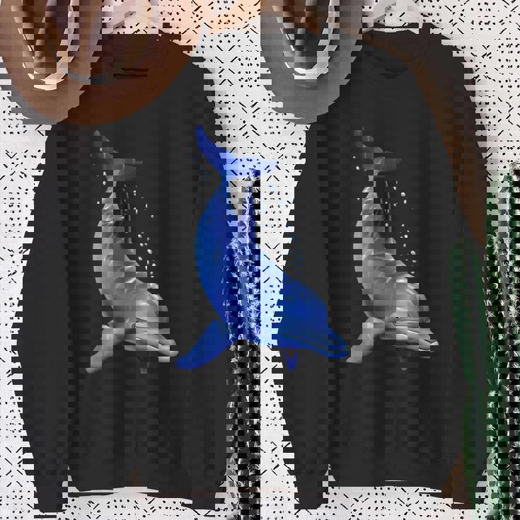 ブルードルフィン海洋海獣 セーブ・ザ・オーシャンズ スウェットシャツ 年配の女性への贈り物