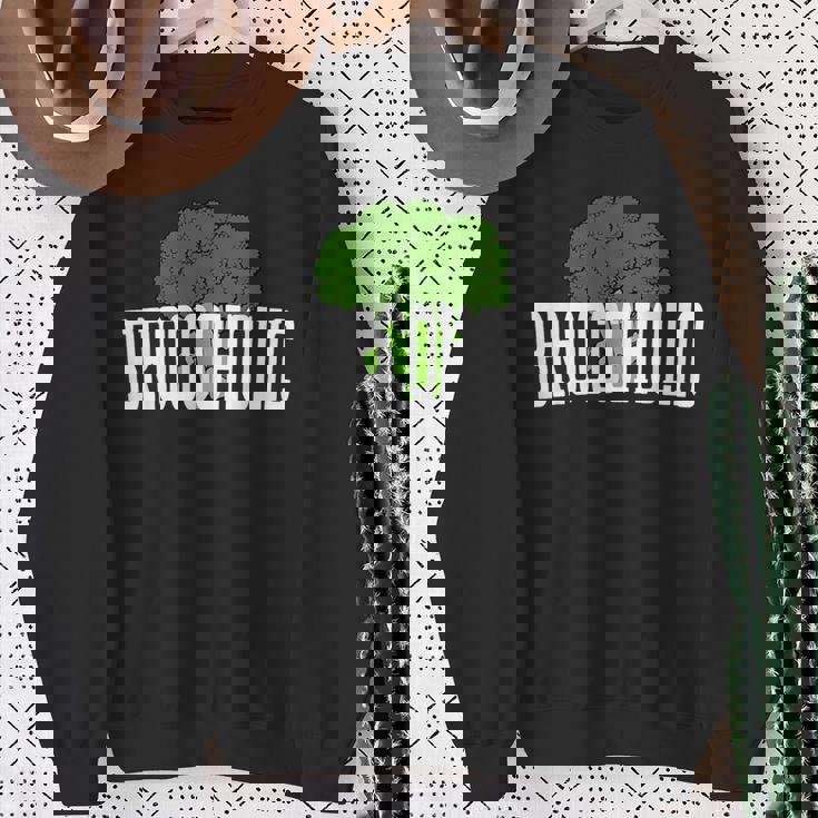 ブロッコホリック ブロッコリー中毒 恋人 野菜 おもしろ ビーガン Broccoholic スウェットシャツ 年配の女性への贈り物