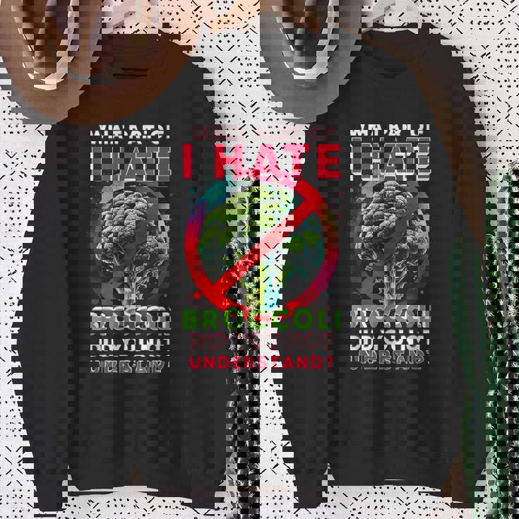 ブロッコリー嫌い スウェットシャツ 年配の女性への贈り物