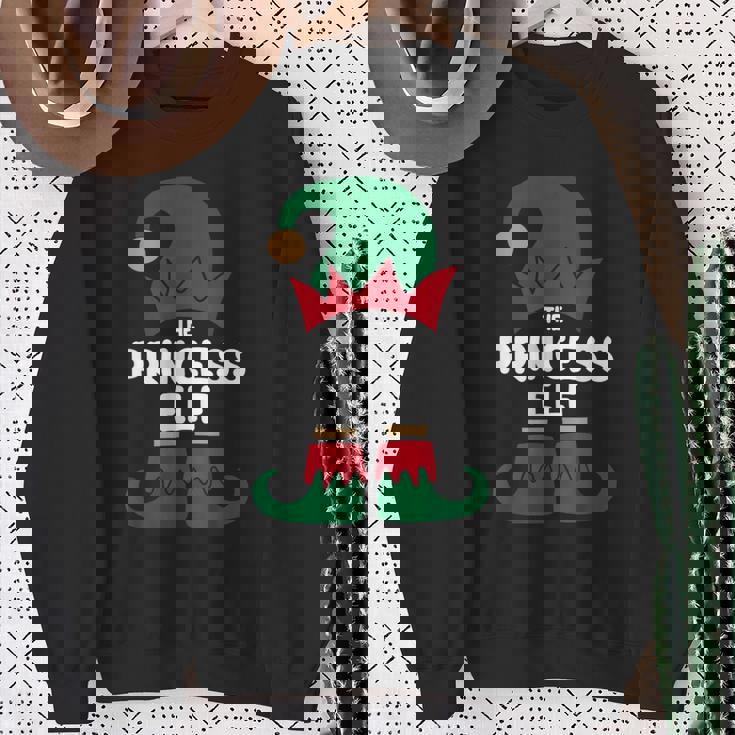 プリンセスエルフクリスマスシャツ ファミリーグループパーツ スウェットシャツ 年配の女性への贈り物