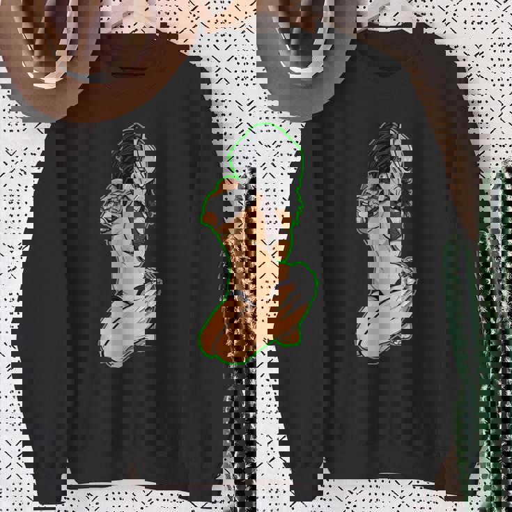 プレデター エイリアン ハンター ピンナップガール スウェットシャツ 年配の女性への贈り物