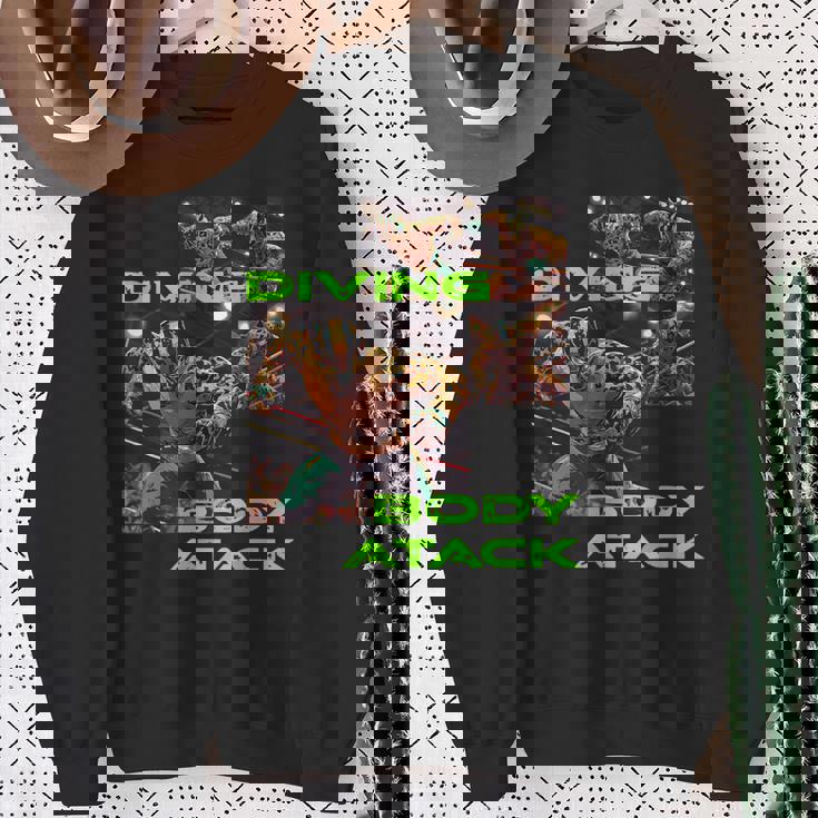 プロレス_001 スウェットシャツ 年配の女性への贈り物