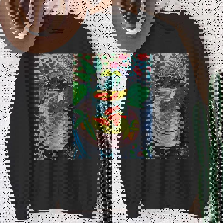 ヘンリ・マティス 金魚 スウェットシャツ 年配の女性への贈り物