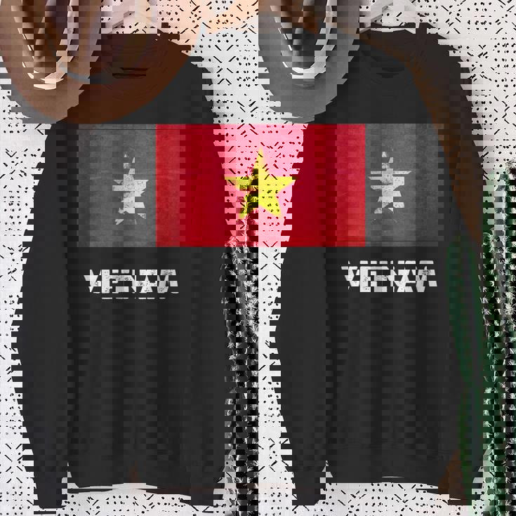 ベトナム国旗tシャツ スウェットシャツ 年配の女性への贈り物