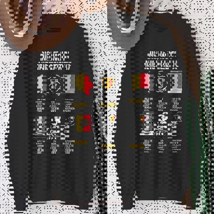 ベルギーの発言 スウェットシャツ 年配の女性への贈り物