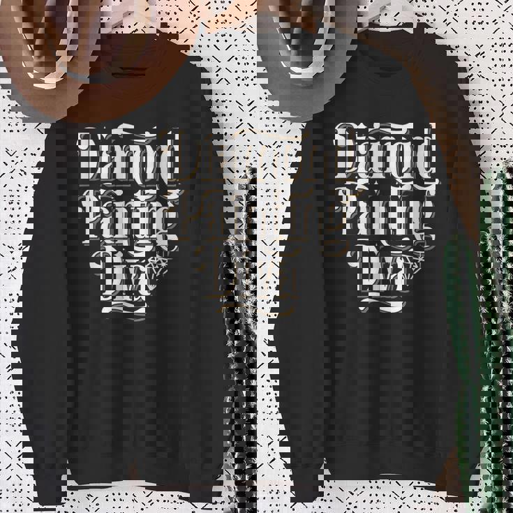 ペインティング ダイヤモンド 絵画 アート スウェットシャツ 年配の女性への贈り物