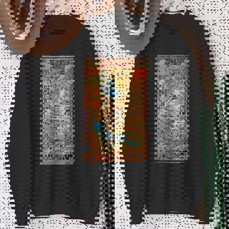 ペルシャ絨毯のランドマークカシュマル スウェットシャツ 年配の女性への贈り物