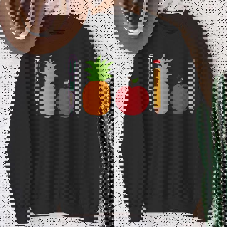 ペン パイナップル アップルペン 面白い スウェットシャツ 年配の女性への贈り物