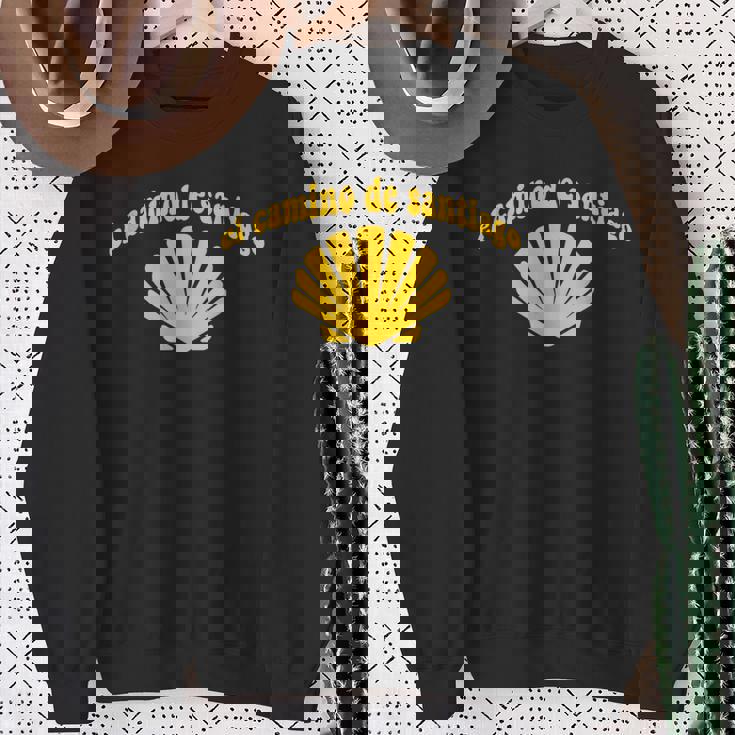 ホタテ貝 カミノ デ サンティアゴ スウェットシャツ 年配の女性への贈り物