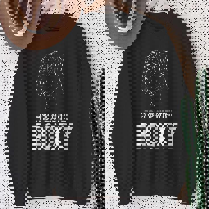 ボクサー ドッグ ロキシー ドッグ トレーナー スウェットシャツ 年配の女性への贈り物