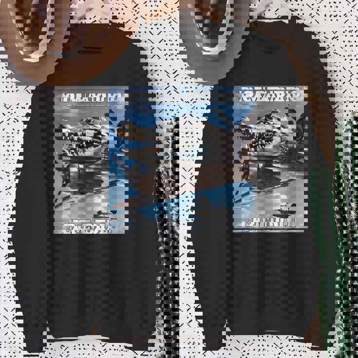 ボンバルディーロクロコダイルミーム スウェットシャツ 年配の女性への贈り物