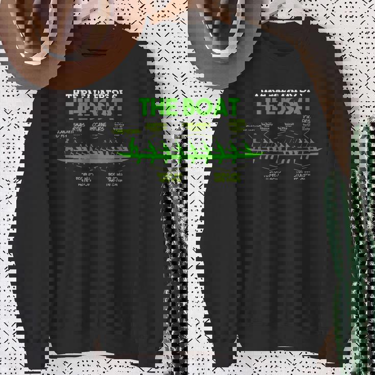 ボートの本物のパーツ ローワーローイング。 スウェットシャツ 年配の女性への贈り物