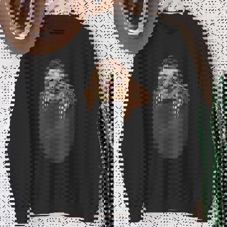 ポケット ナマケモノ スウェットシャツ 年配の女性への贈り物