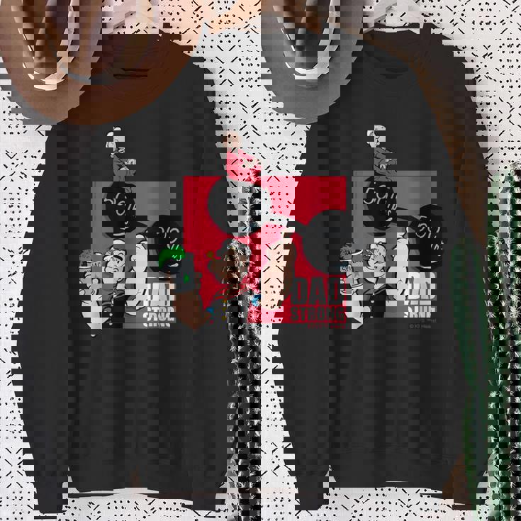 ポパイ「お父さんストロング」父の日 お父さんへのギフト スウェットシャツ 年配の女性への贈り物