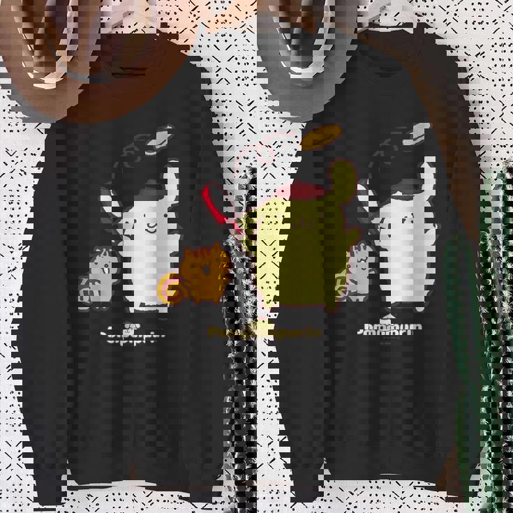 ポムポムプリン＆ベーグル スウェットシャツ 年配の女性への贈り物