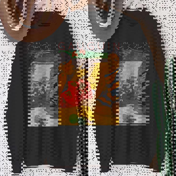 ポールゴーギャン-パラウアピ-どのようなニュース スウェットシャツ 年配の女性への贈り物