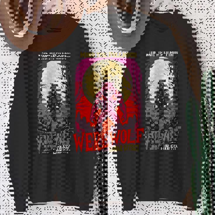 マインド・ザ・フルムーン 人狼 ハロウィン 不気味な人狼 スウェットシャツ 年配の女性への贈り物