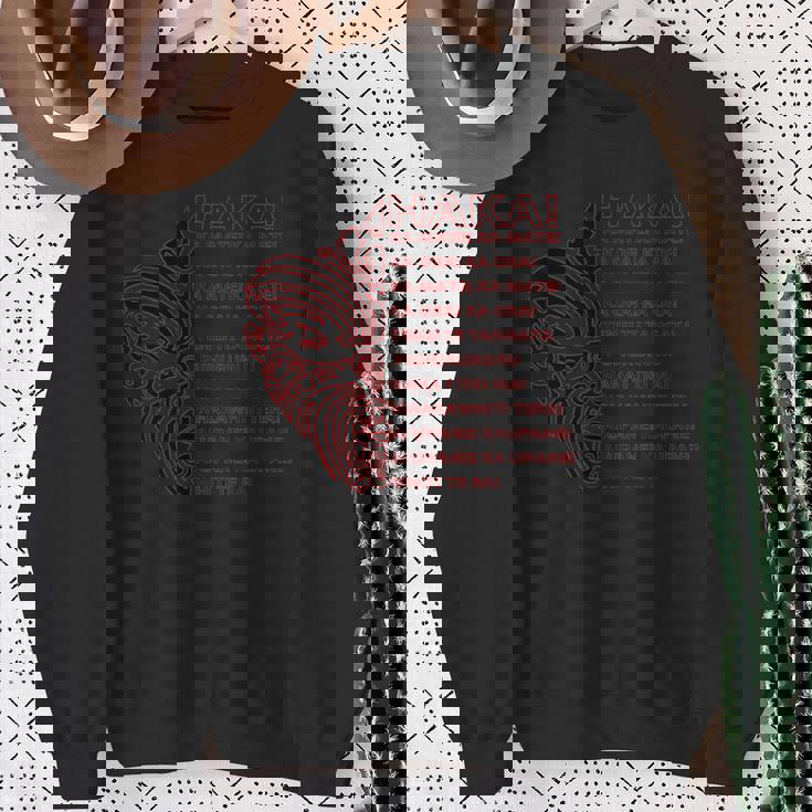 マオリシャツ Haka Aotearoa Kia Ora ニュージーランド ラグビータトゥー スウェットシャツ 年配の女性への贈り物