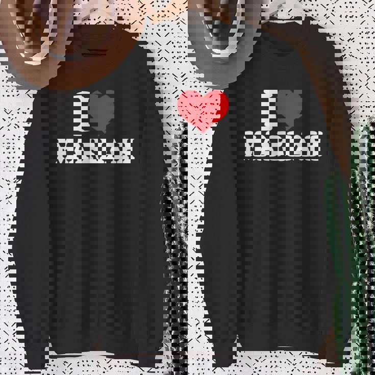 マライアが大好き、マライアが好き スウェットシャツ 年配の女性への贈り物