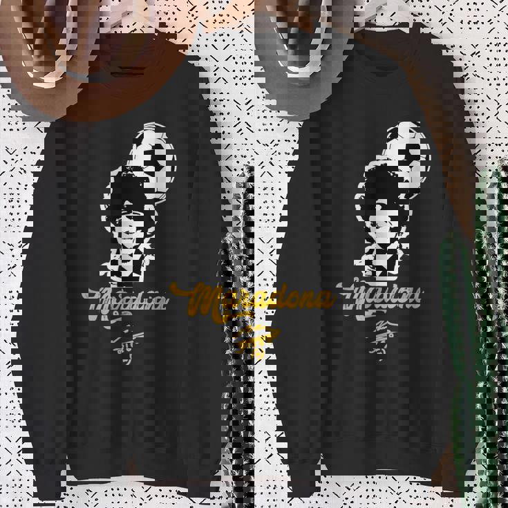 マラドーナフェイススマイル スウェットシャツ 年配の女性への贈り物